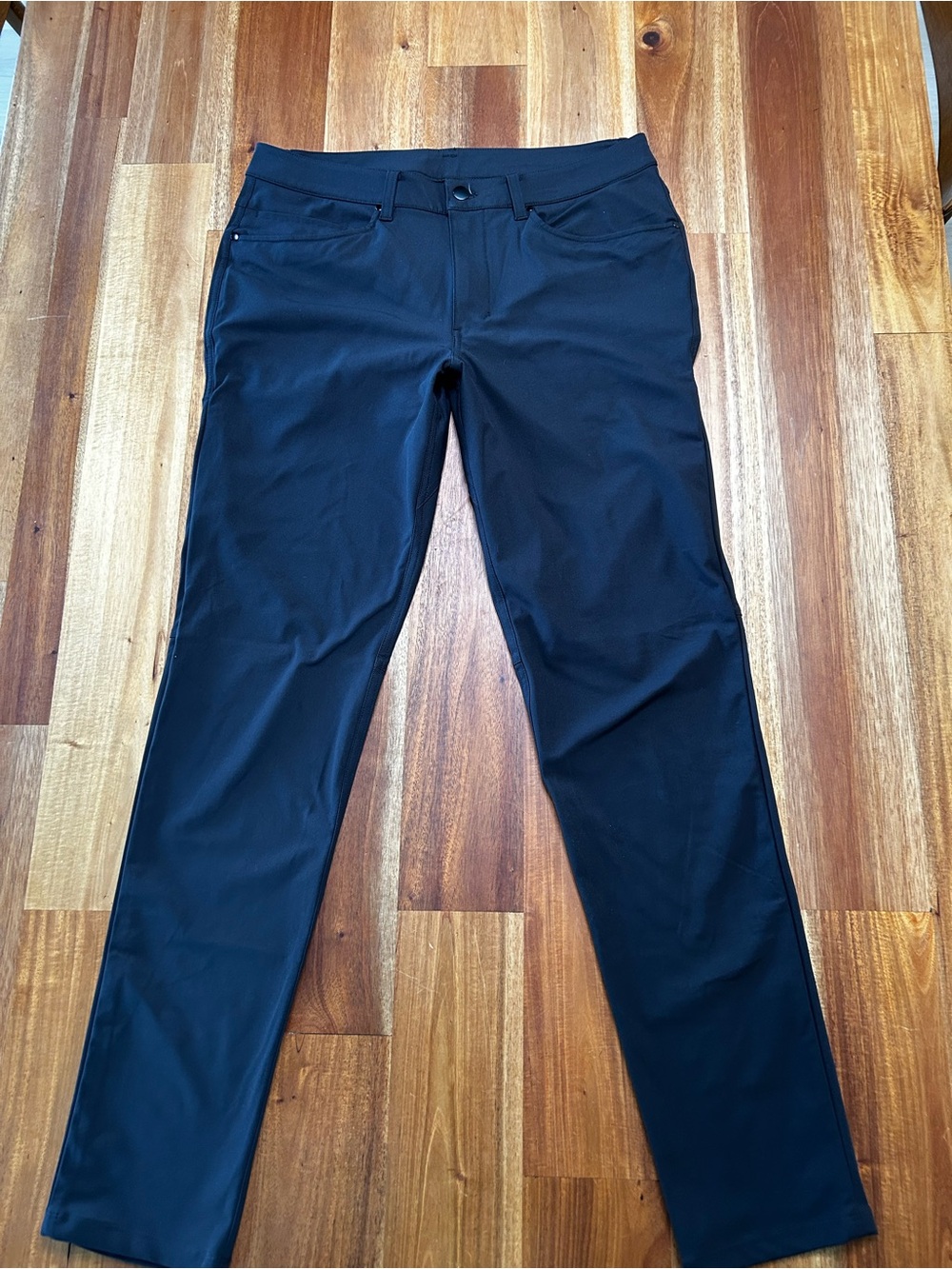 lululemon athletica Black Stretch Chinos